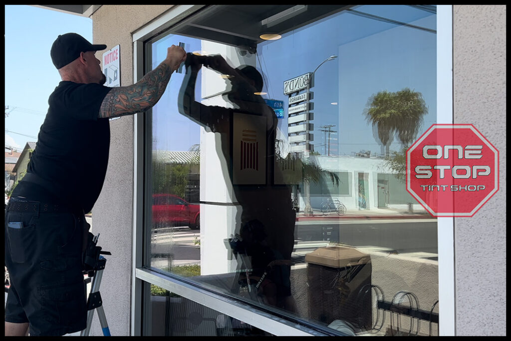 Graffiti film is quick and easy to install.