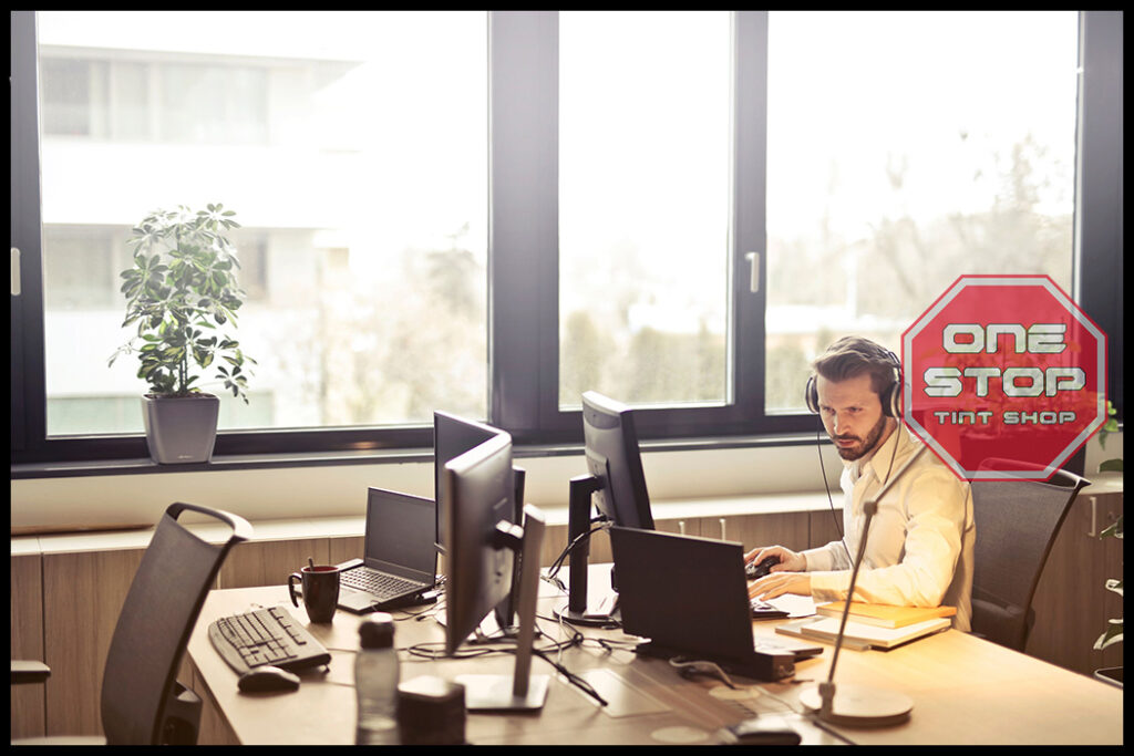 Withouth commercial window tinting, the glare from windows can be draining and make it difficult to focus on your work.